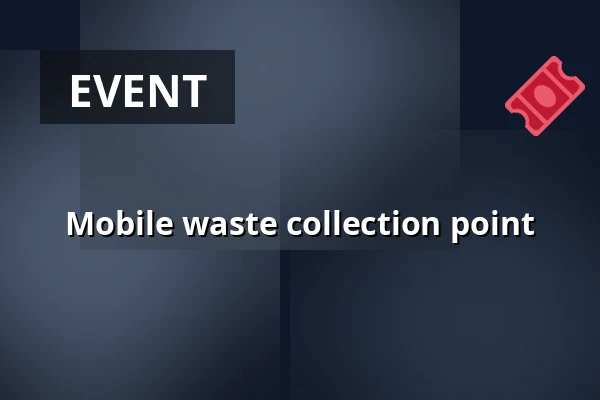 Mobile waste collection point — Weekmarkt, winkelcentrum De Schoof, Hendrik-Ido-Ambacht
