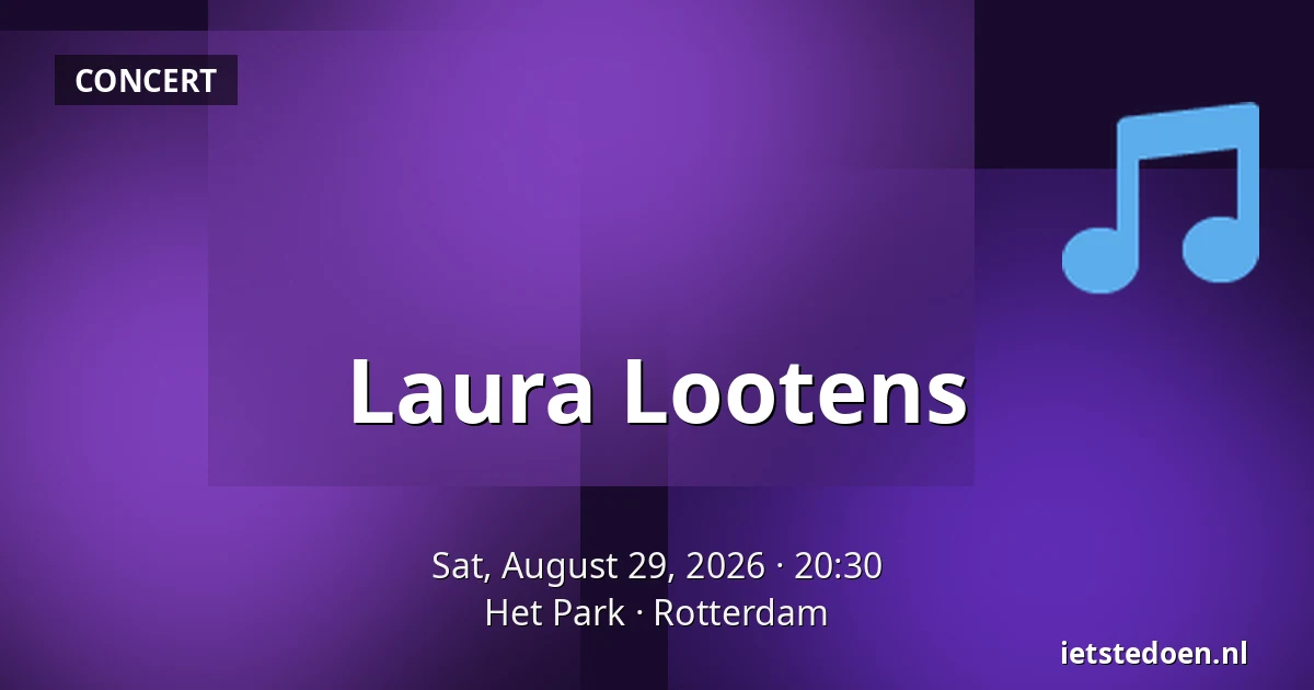 Laura Lootens — Het Park, Rotterdam