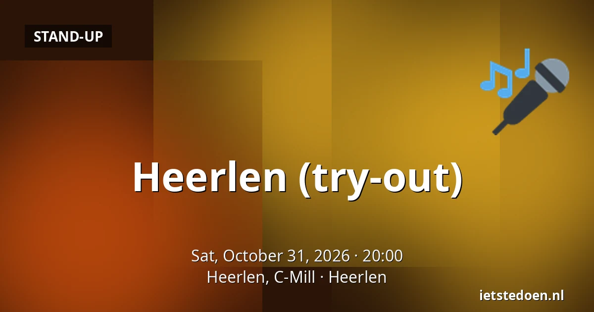 Heerlen (try-out) — Heerlen, C-Mill, Heerlen