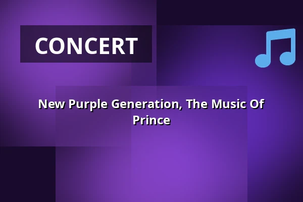 New Purple Generation, The Music Of Prince — Gebouw-T, Bergen op Zoom