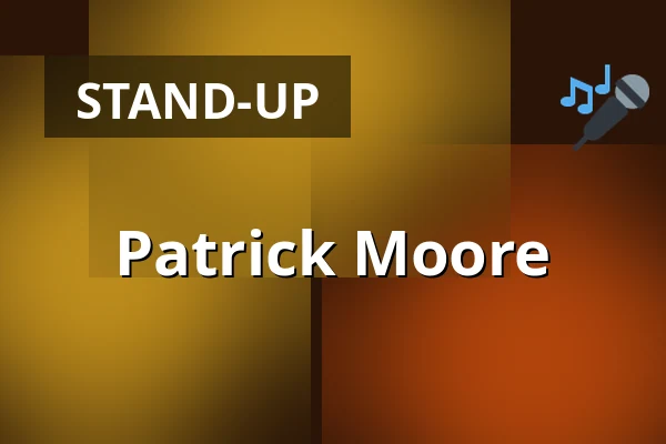 Patrick Moore — Comedy Club Haug, Rotterdam