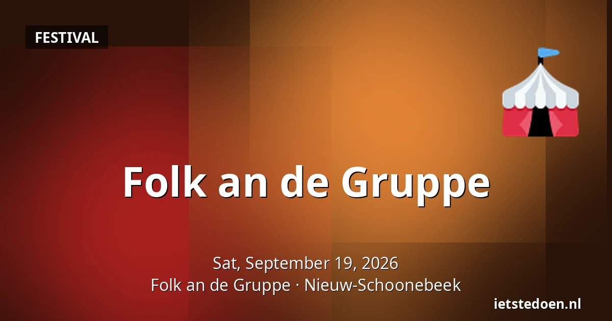Folk an de Gruppe — Folk an de Gruppe, Nieuw-Schoonebeek