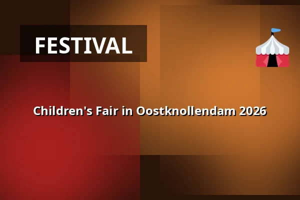 Children's Fair in Oostknollendam 2026 — Dorpsstraat, Oostknollendam