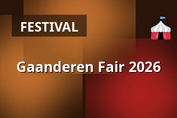 Gaanderen Fair 2026 — T.h.v. Kerkstraat 82, Gaanderen