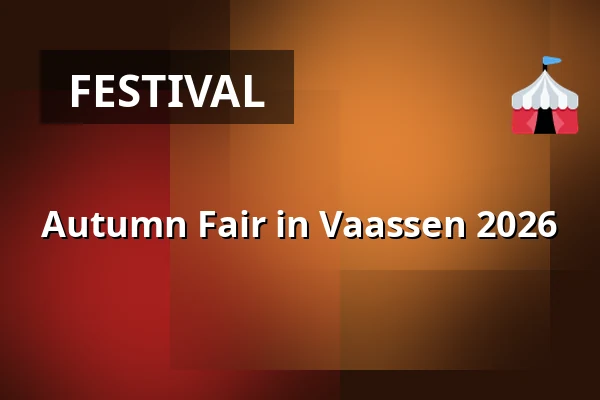 Autumn Fair in Vaassen 2026 — Marktplein, Vaassen