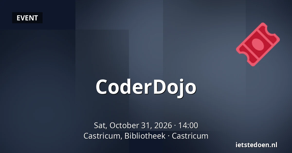 CoderDojo — Castricum, Bibliotheek, Castricum