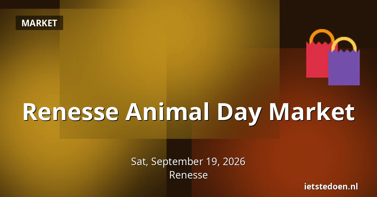 Renesse Animal Day Market — Centrum van Renesse