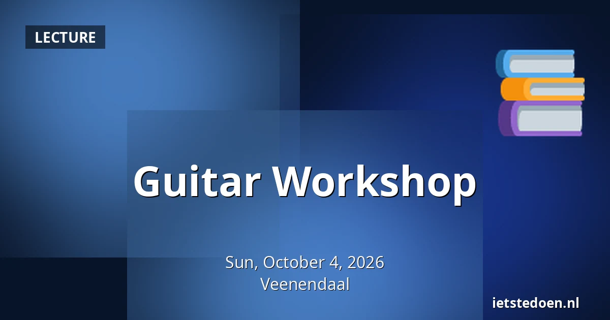 Guitar Workshop — Kees Stipplein 72, Veenendaal