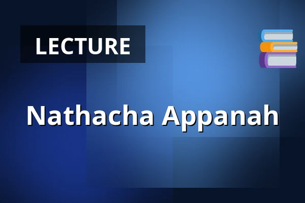 Nathacha Appanah — The Red Eyed Fly, The Hague