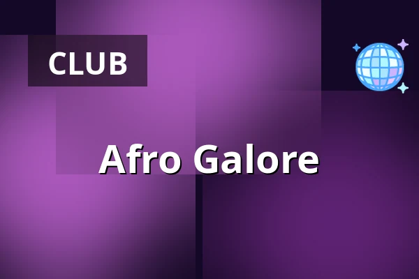 Afro Galore — De Spot, Middelburg