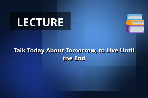 Talk Today About Tomorrow, to Live Until the End — MFC De Grous, Stein