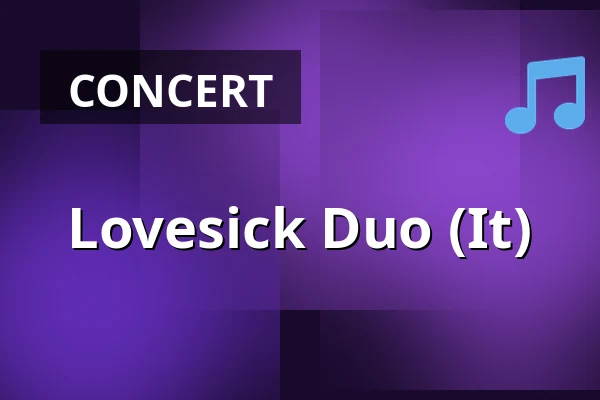 Lovesick Duo (It) — dB's, Utrecht