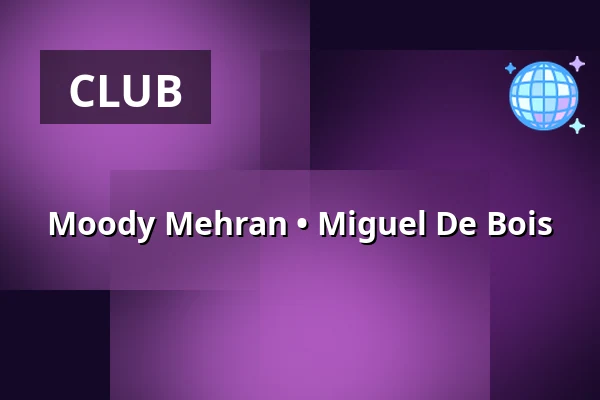 Moody Mehran • Miguel De Bois — Radio Radio, Amsterdam