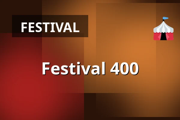 Festival 400 — Willem Twee Fabriek, 's-Hertogenbosch