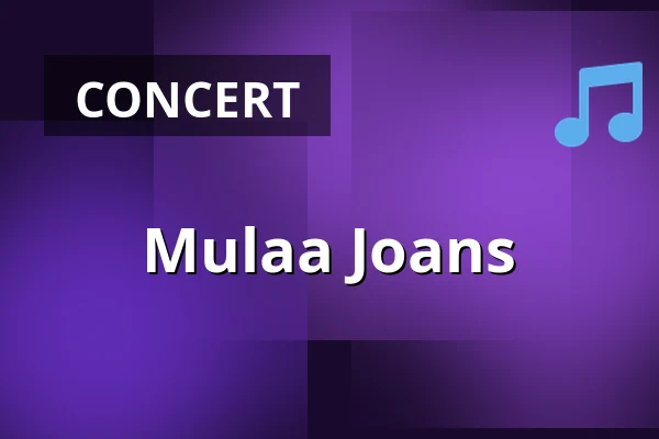 Mulaa Joans — Paradiso, Amsterdam