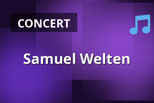 Samuel Welten — Paradiso, Amsterdam