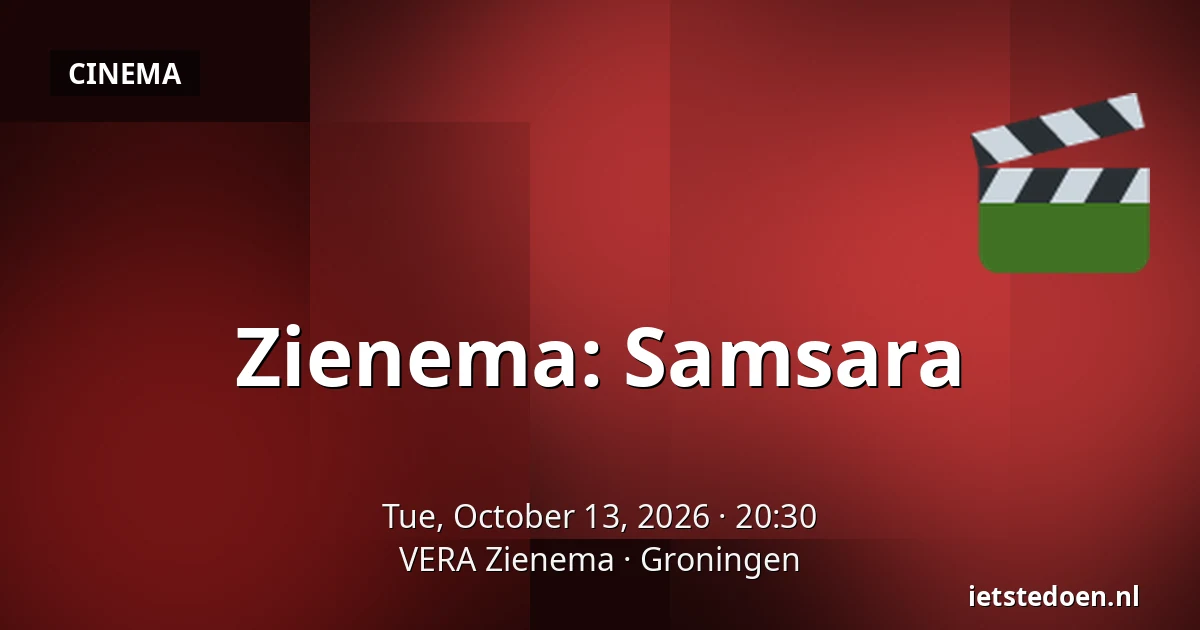 Zienema: Samsara — VERA Zienema, Groningen