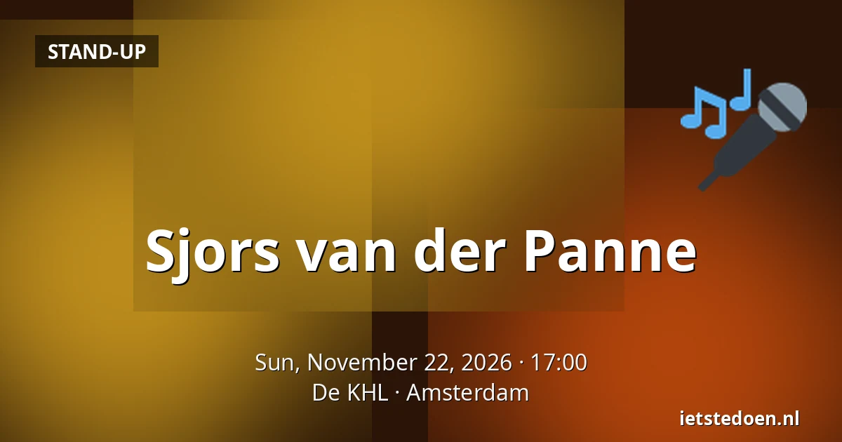 Sjors van der Panne — De KHL, Amsterdam