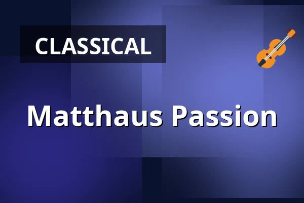 Matthaus Passion — Grote Kerk Elburg, Elburg