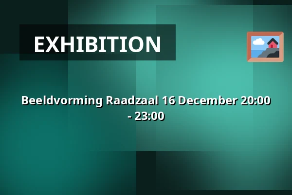 Beeldvorming Raadzaal 16 December 20:00 - 23:00 — Gemeentehuis, raadzaal, Bergschenhoek