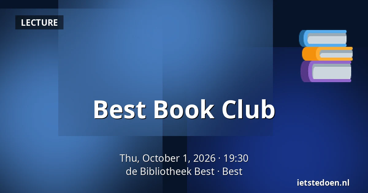 Best Book Club — de Bibliotheek Best, Best