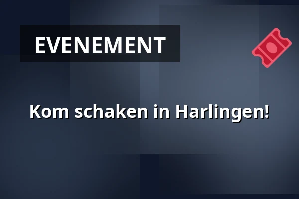 Kom schaken in Harlingen! — Bibliotheek Harlingen, Harlingen