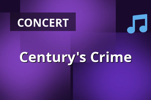 Century's Crime — Poppodium Boerderij, Zoetermeer