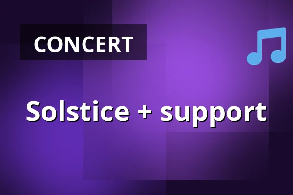 Solstice + support — Poppodium Boerderij, Zoetermeer