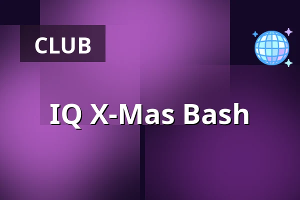 IQ X-Mas Bash — Poppodium Boerderij, Zoetermeer