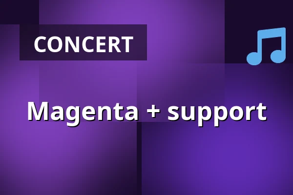Magenta + support — Poppodium Boerderij, Zoetermeer