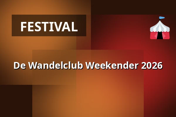 De Wandelclub Weekender 2026 — Camping Jena, Hummelo
