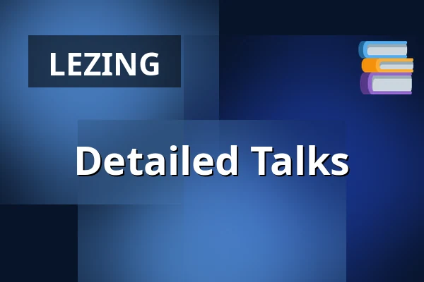Detailed Talks — Mediamatic Biotoop, Amsterdam