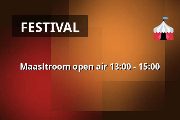 Maasltroom open air 13:00 - 15:00 — Pier15 Skatepark, Breda