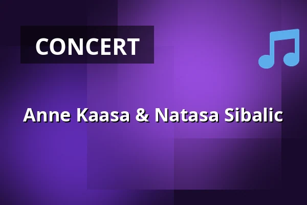 Anne Kaasa & Natasa Sibalic — Engelse Hervormde Kerk, Amsterdam