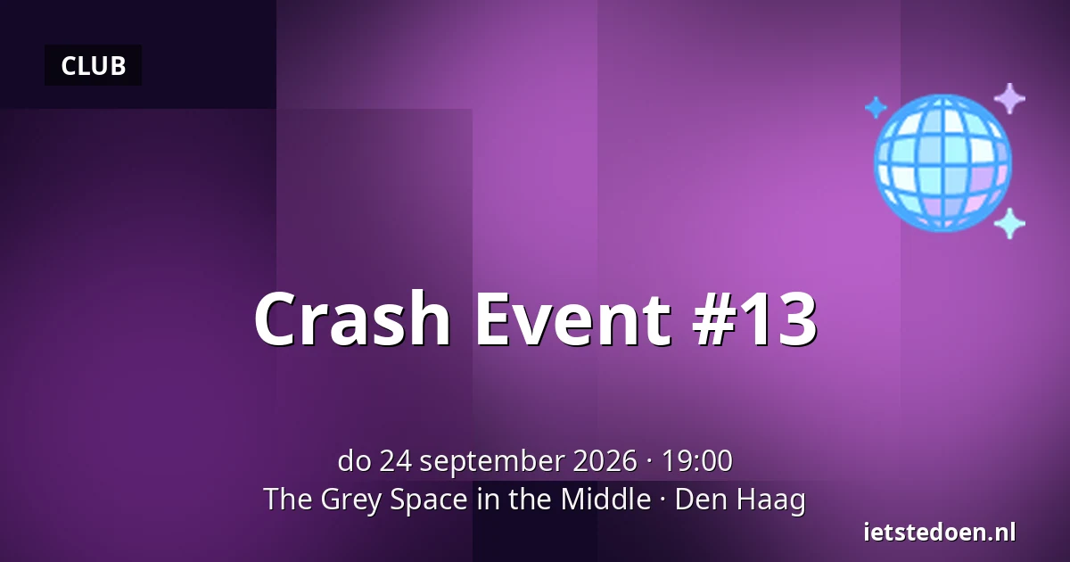Crash Event #13 — The Grey Space in the Middle, Den Haag