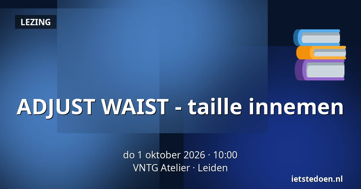 ADJUST WAIST - taille innemen — VNTG Atelier, Leiden