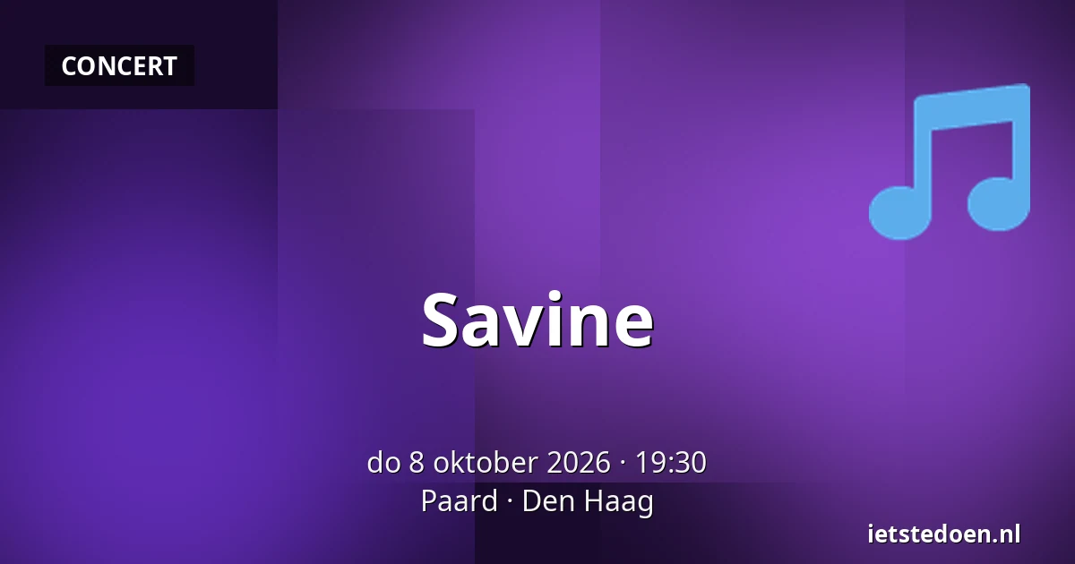 Savine — Paard, Den Haag