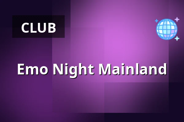 Emo Night Mainland — Metropool Enschede, Enschede