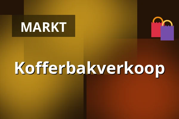 Kofferbakverkoop β Bevrijdingspark, Uden