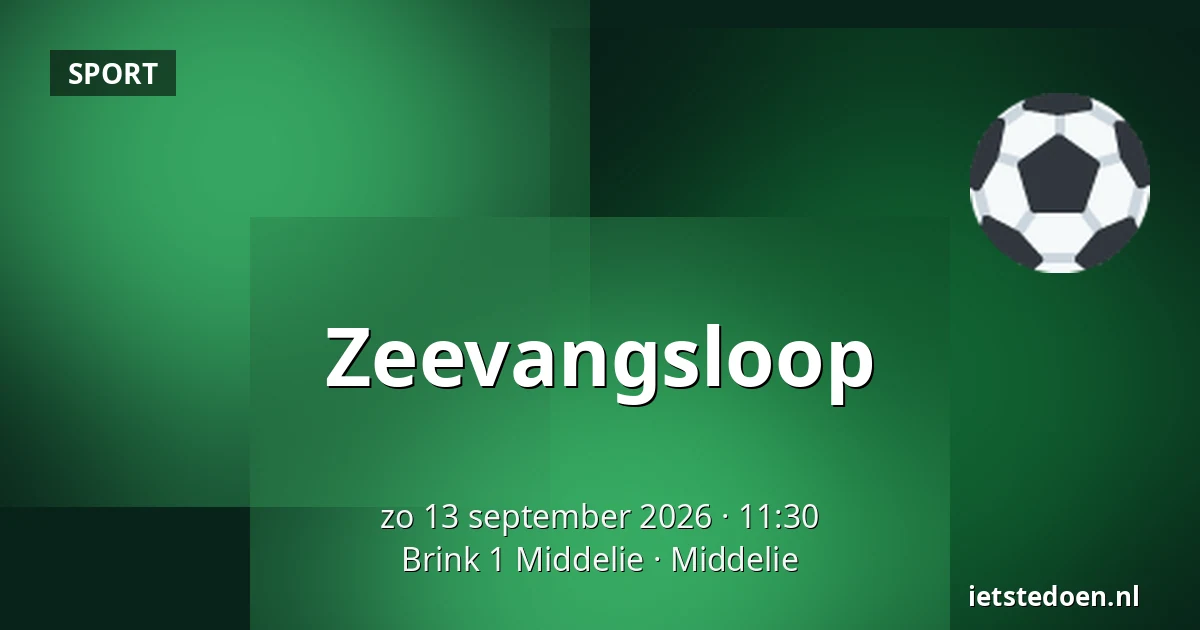 Zeevangsloop — Brink 1 Middelie, Middelie