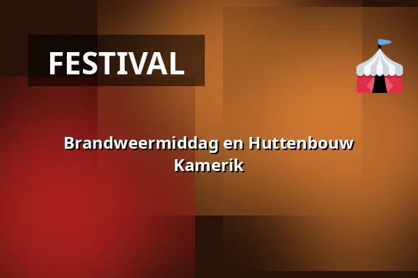 Brandweermiddag en Huttenbouw Kamerik — Mijzijdepark en parkeerplaats Schulenburch, Kamerik