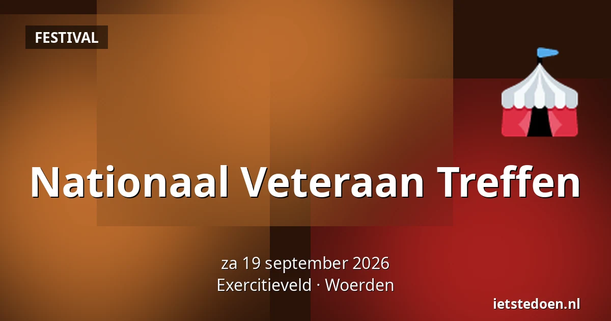 Nationaal Veteraan Treffen — Exercitieveld, Woerden