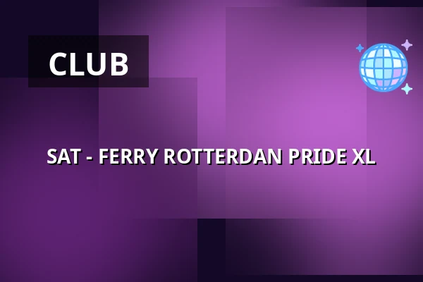 SAT - FERRY ROTTERDAN PRIDE XL — FERRY, Rotterdam