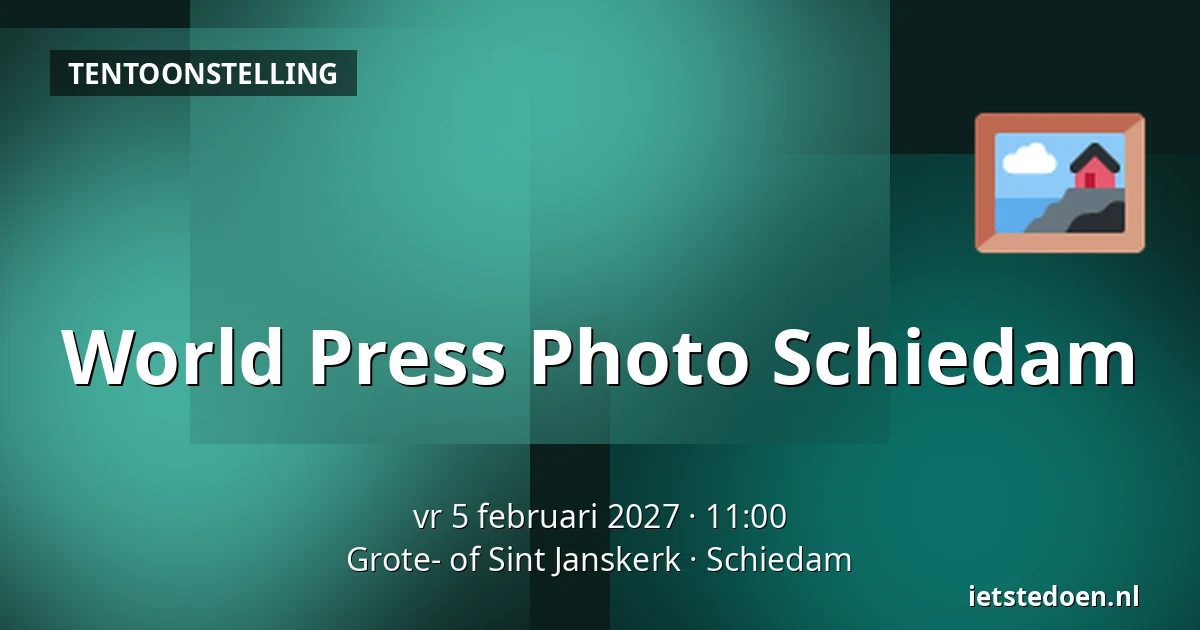 World Press Photo Schiedam — Grote- of Sint Janskerk, Schiedam