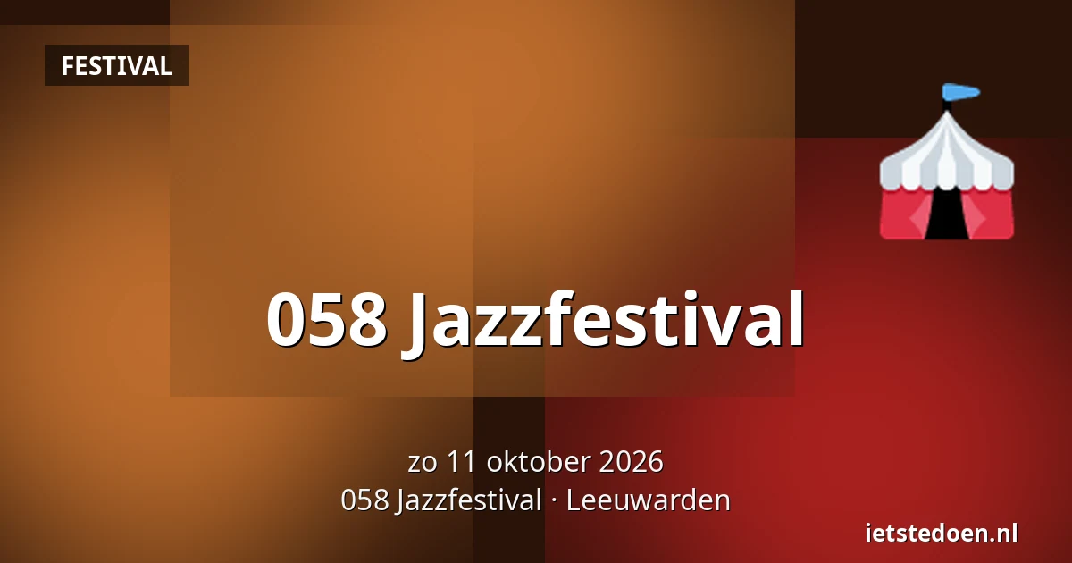 058 Jazzfestival — 058 Jazzfestival, Leeuwarden