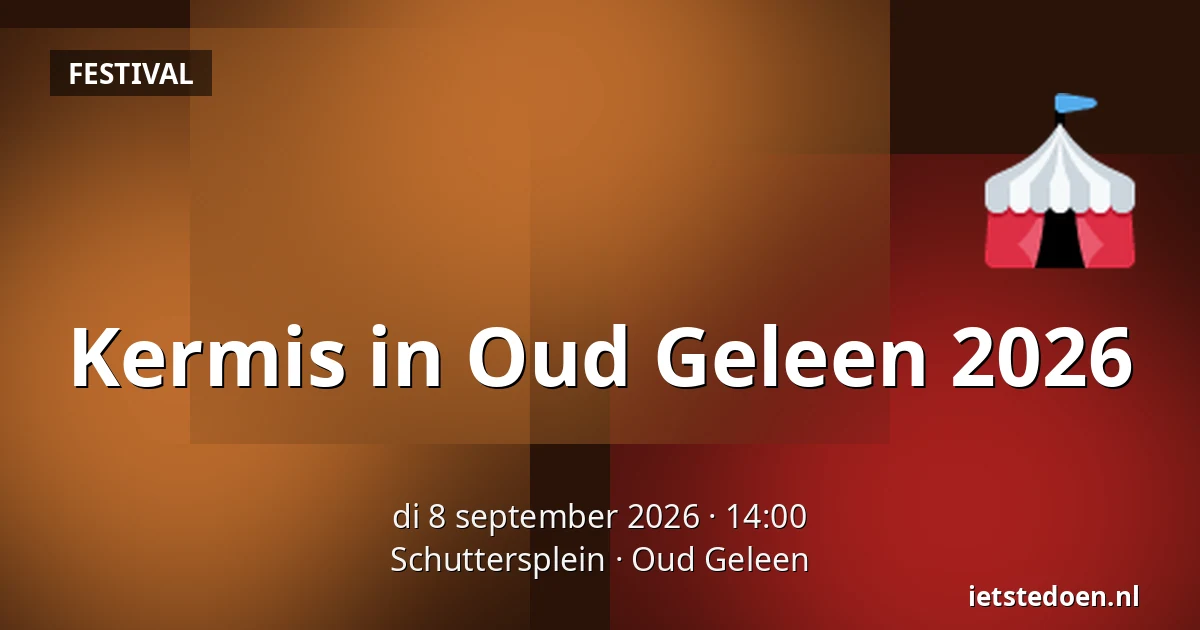 Kermis in Oud Geleen 2026 — Schuttersplein, Oud Geleen