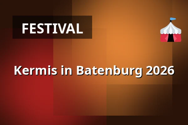 Kermis in Batenburg 2026 — Touwslagersbaan, Batenburg