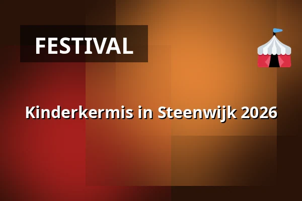 Kinderkermis in Steenwijk 2026 — Markt, Steenwijk