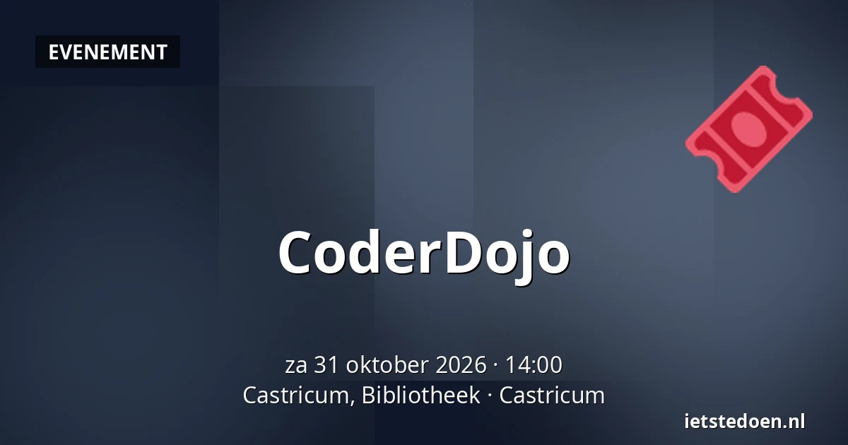 CoderDojo — Castricum, Bibliotheek, Castricum