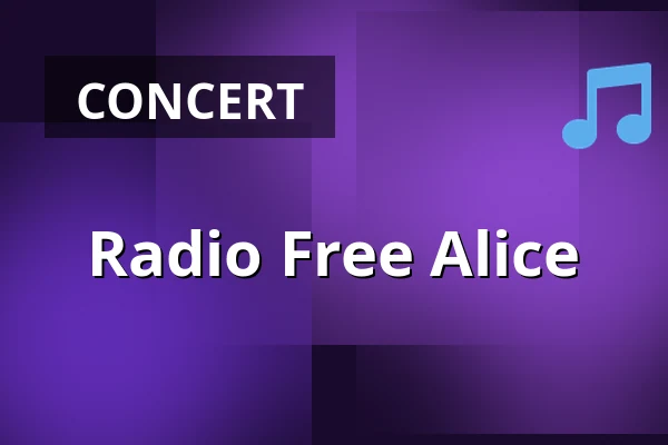 Radio Free Alice — Paradiso, Amsterdam